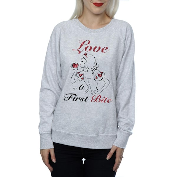 Disney Princess Dam/Damer Snövit Kärlek Vid Första Blicken Sweatshirt Heather Grey L