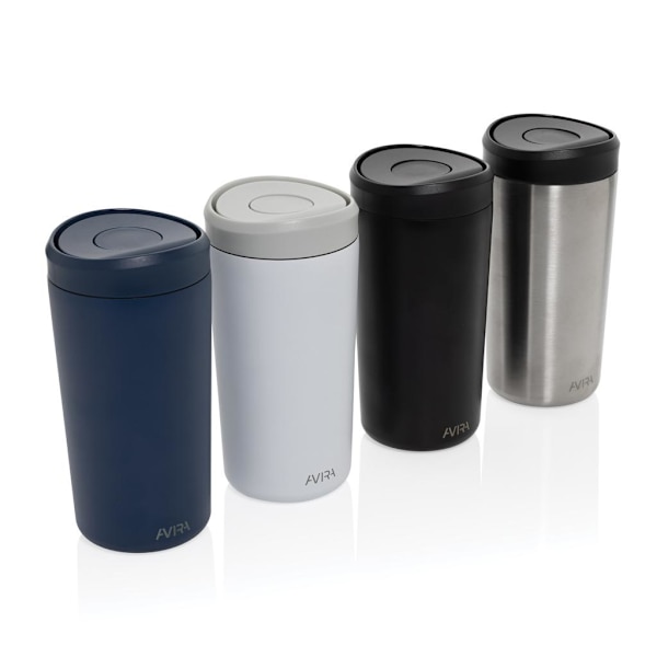 Avira Alix Återvunnen Rostfritt Stål 400ml Tumbler One Size Svart Black One Size