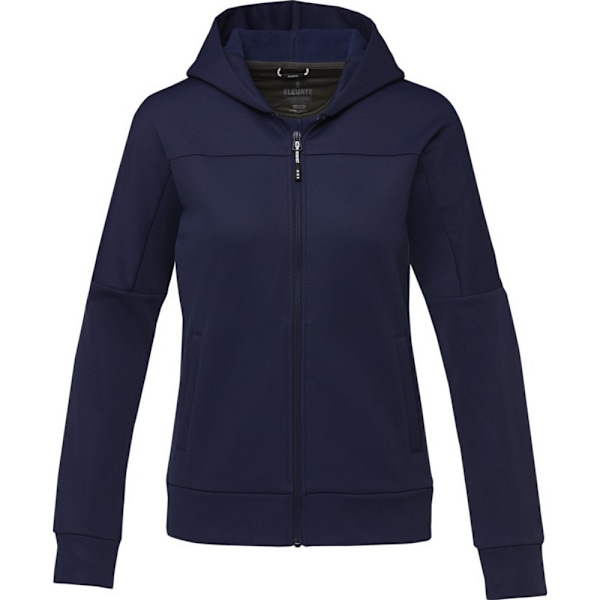 Elevate Life Dam/Kvinnor Nubia Stickad Full Zip Jacka M Marinblå Navy M