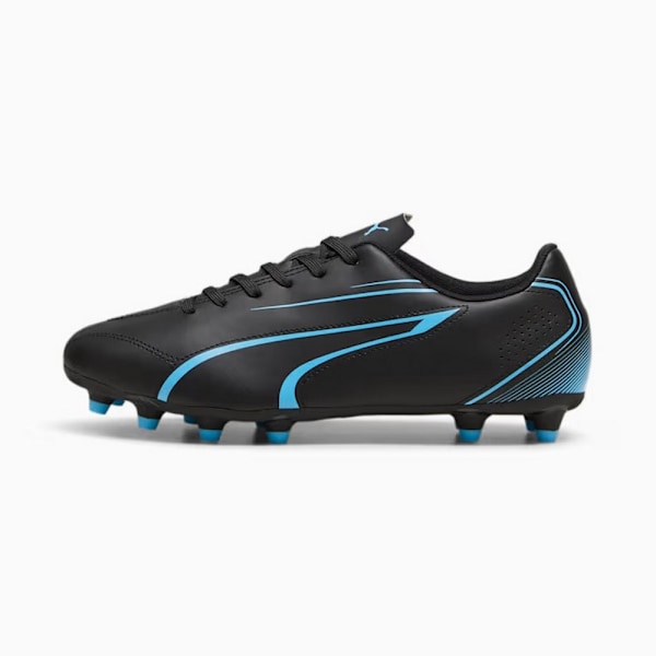 Puma Vitoria fotbollsskor för barn 3 UK svart/luminous Black/Luminous Blue 3 UK