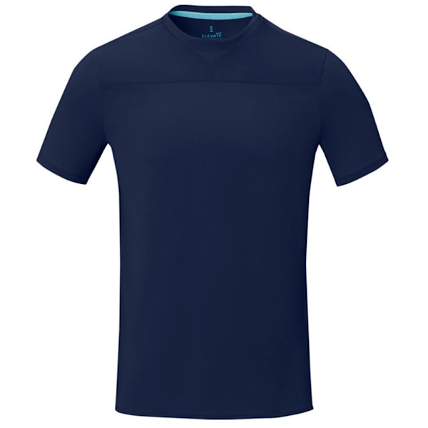 Elevate NXT Mens Borax Recycled Cool Fit Kortärmad T-shirt Navy M