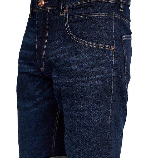 Duck and Cover Mustone Denim Shorts 30R Raw Wash för män Raw Wash 30R