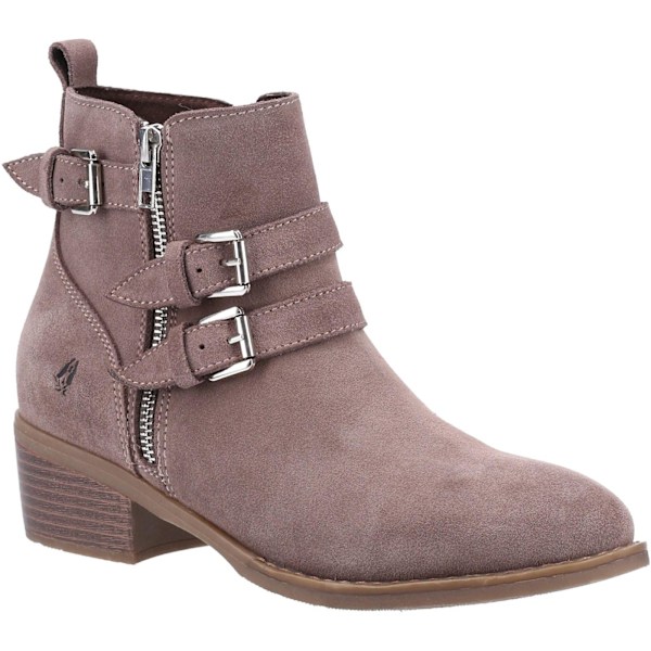 Hush Puppies Dam/Dam Jenna Läder Ankelstövlar 3 UK Taupe Taupe 3 UK