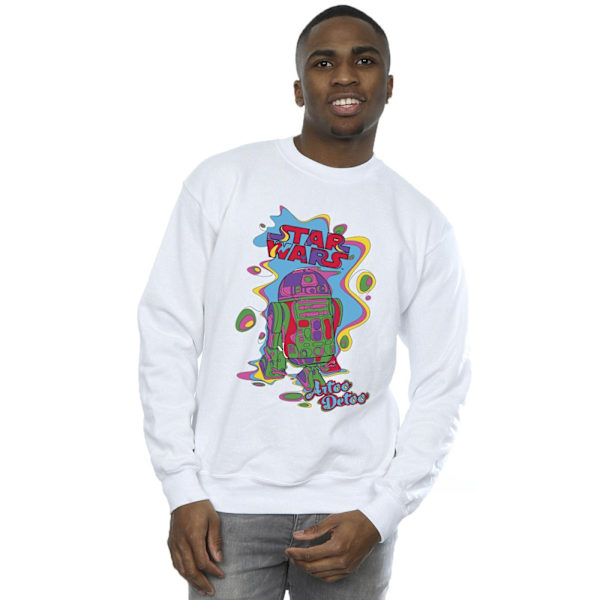 Star Wars Herr R2D2 Pop Art Sweatshirt M Vit White M