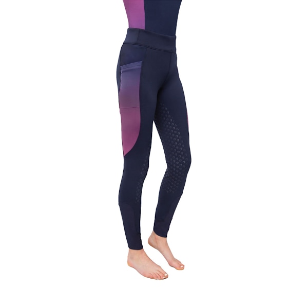 HyFASHION Dam/Kvinnor Synergy Elevate Ridbyxor XL Riviera Blue/Grape XL