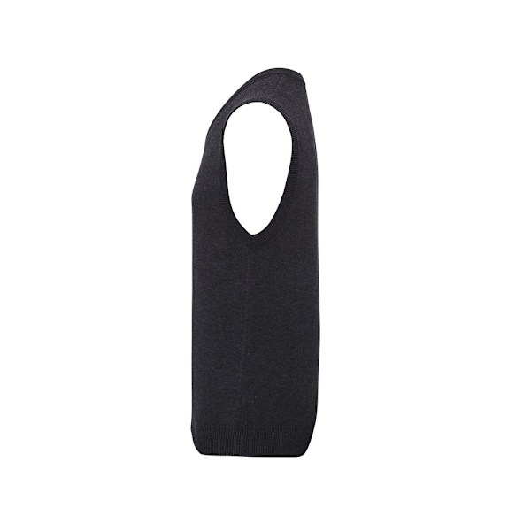 Premier Herr Stickad Ärmlös Tröja Väst 4XL Kol Charcoal 4XL