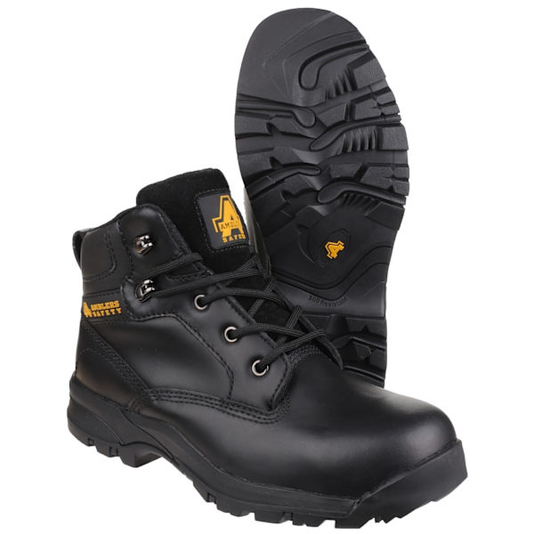 Amblers Dam/Dam AS104 Ryton S3 Säkerhetskänga 4 UK Svart Black 4 UK