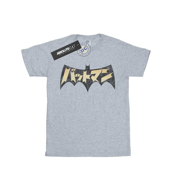 DC Comics Boys Batman International Logo T-Shirt 7-8 år Spor Sports Grey 7-8 Years