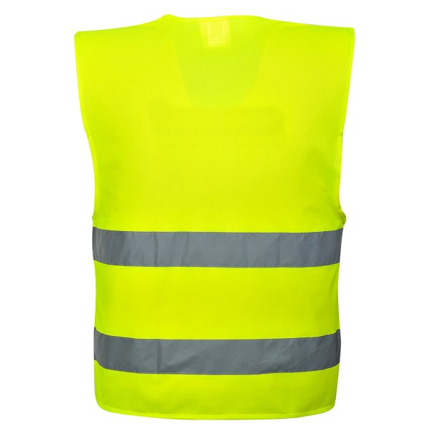 Portwest Herr Band & Brace Hi-Vis Väst S-M Gul Yellow S-M