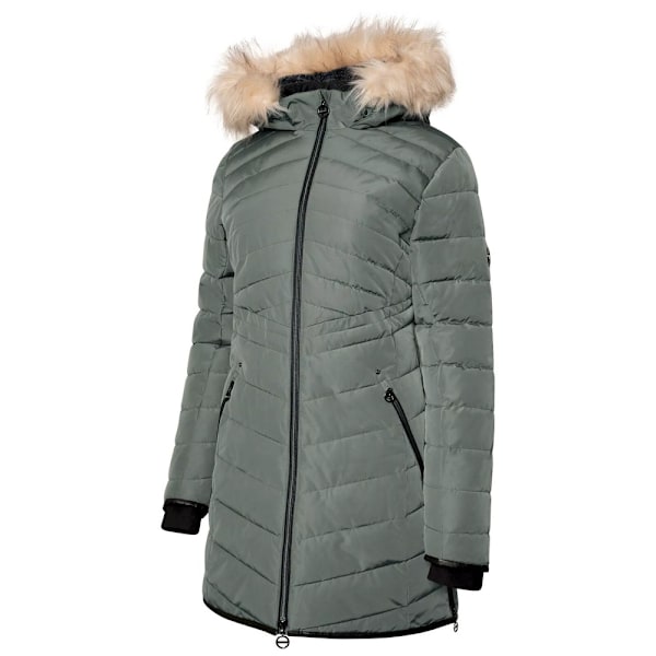 Dare 2B Dam/Kvinnor Striking III Lång Längd Vadderad Jacka 10 Duck Green 10 UK