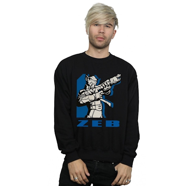 Star Wars Herr Zeb Sweatshirt M Svart Black M