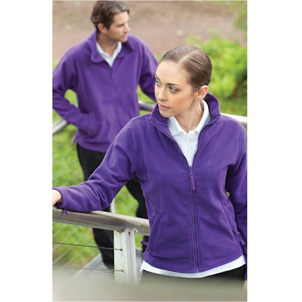 Henbury Damjacka i Microfleece för Dam/Kvinna, Anti-Nopp, Lila, M Purple M