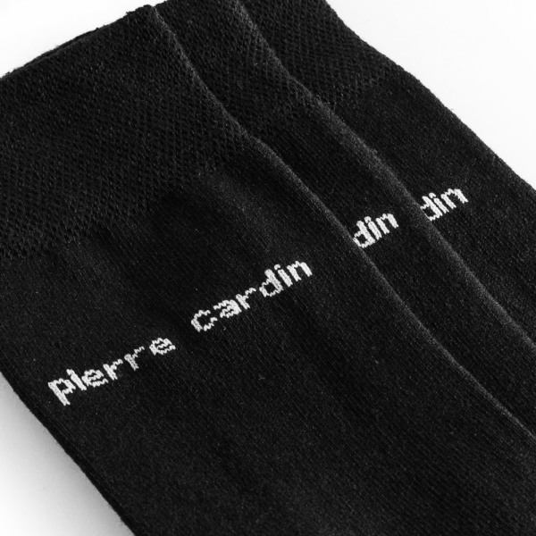 Pierre Cardin Business strumpor för herr (3 par) 6-9 UK Black Black 6-9 UK