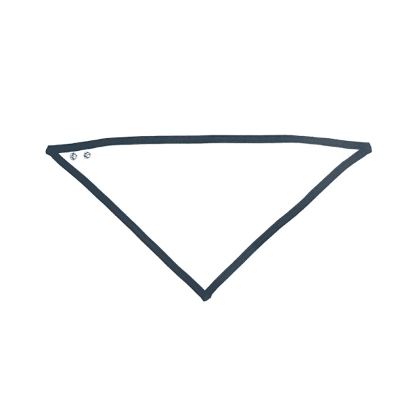 Babybugz Baby Plain Bandana Bib One Size Vit/Svart White/Black One Size