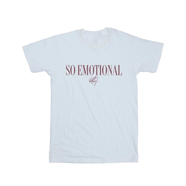 Whitney Houston Girls So Emotional Bomull T-shirt 3-4 år Vit White 3-4 Years