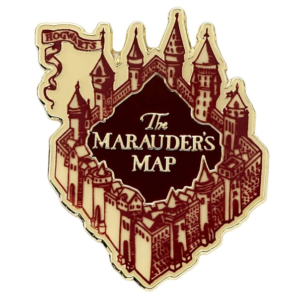 Harry Potter Marauders Map Julgranskula En Storlek Champagne/ Champagne/Burgundy One Size