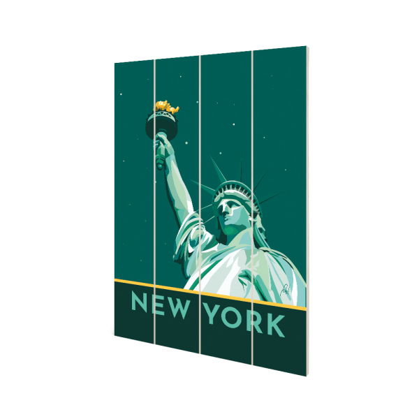 Georgina Westley New York Liberty print 59cm x 40cm Grön/ Green/Blue 59cm x 40cm