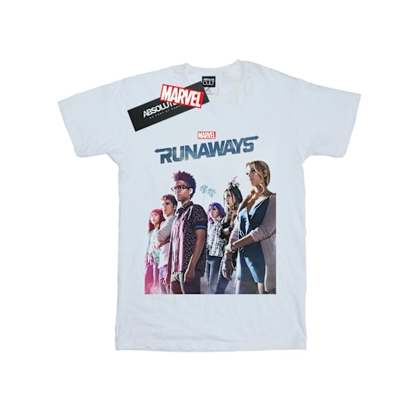 Marvel Boys Runaways Misty Poster T-Shirt 7-8 år Vit White 7-8 Years