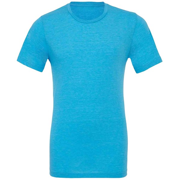 Bella Canvas Unisex Vuxen Triblend Crew Neck T-shirt 2XL Blå Blue 2XL