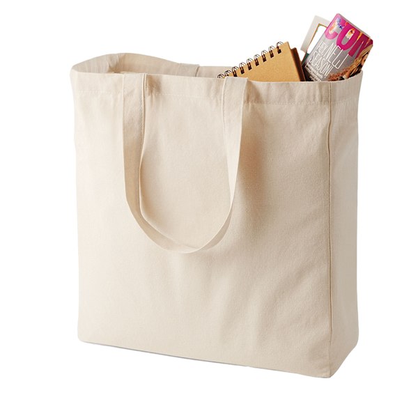 Quadra Classic Canvas Shopper Bag One Size Natural Natural One Size