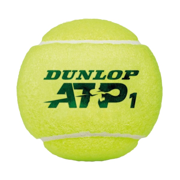 Dunlop ATP Tennisbollar One Size Grön/Svart Green/Black One Size