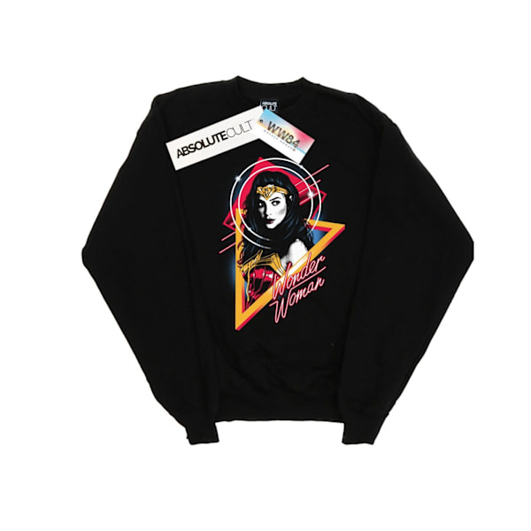 DC Comics Herr Wonder Woman 84 Diana 80-talets Triangel Sweatshirt 4X Black 4XL