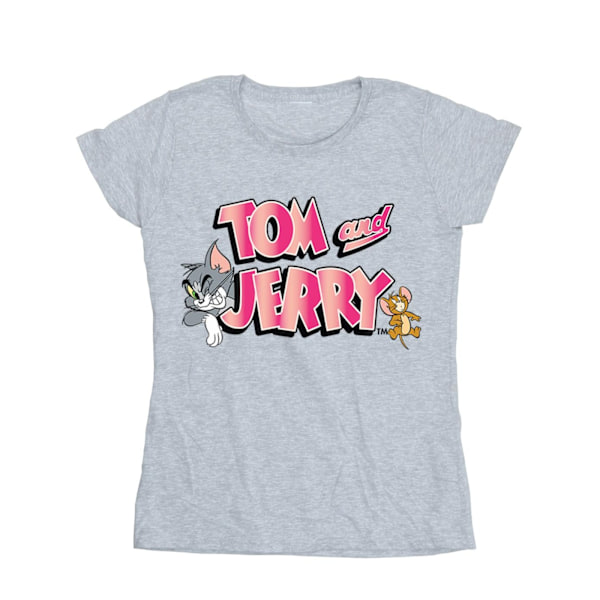 Tom And Jerry Dam/Dam Gradient Logo Bomull T-shirt M Spor Sports Grey M