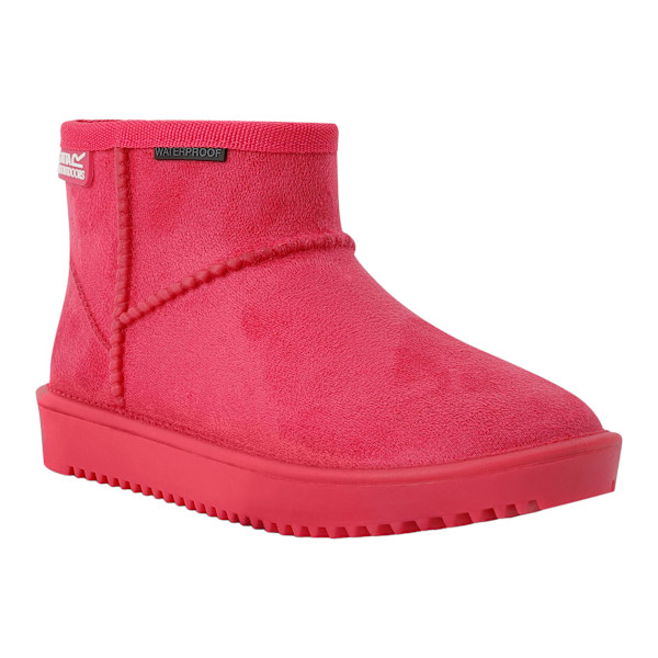 Regatta Risely Barnkängor med Vattentätt Foder i Konstpäls Pink Potion 12 UK Child