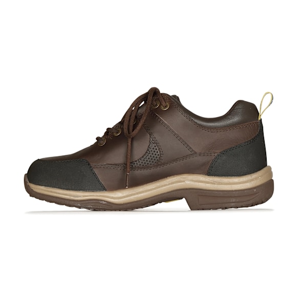 Moretta Dam/Dam Norvara XGRIP Buffalo Läder Sneakers 5 Brown 5 UK