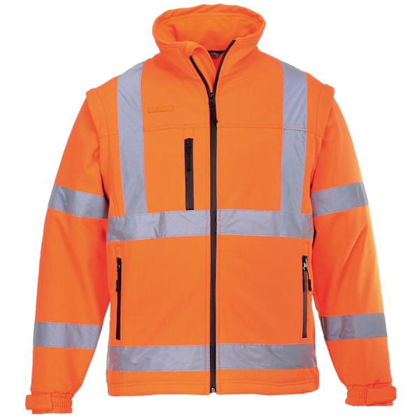 Portwest Unisex Hi-Vis Säkerhetsskaljacka 2XL Orange Orange 2XL