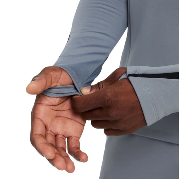 Nike Herr Warrior Thermal Mock Neck Vintertröja S Grå/Si Grey/Silver S