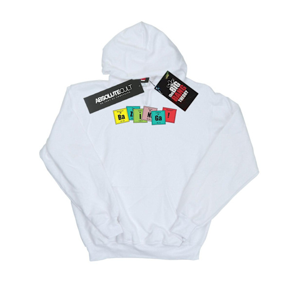 The Big Bang Theory Herr Bazinga Elements Hoodie 4XL Vit White 4XL