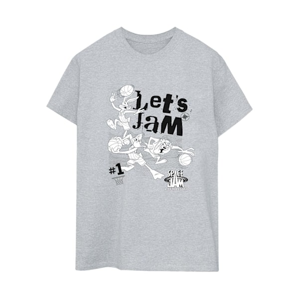 Space Jam: A New Legacy Dam/Dam Let´s Jam Bomull Boyfriend Sports Grey XXL