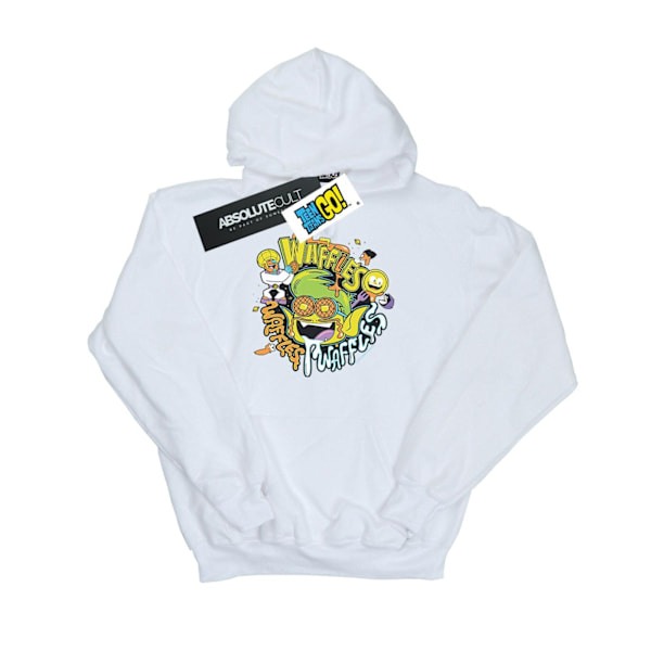 DC Comics Herr Teen Titans Go Waffle Mania Hoodie 3XL Vit White 3XL