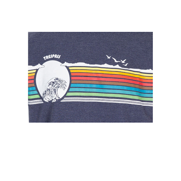 Trespass Lakehouse T-shirt L Navy Marl för män Navy Marl L