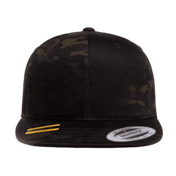Flexfit By Yupoong Classic Snapback Multicam Cap One Size Black Black Multicam One Size