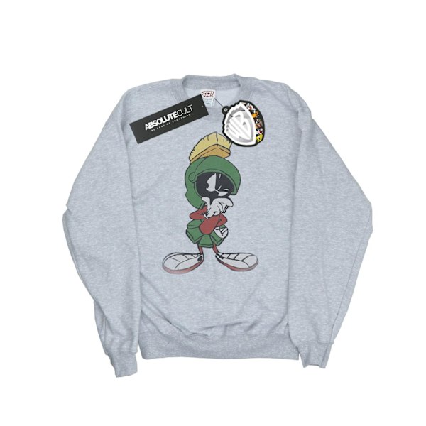 Looney Tunes Pojkar Marvin The Martian Pose Sweatshirt 5-6 År Sports Grey 5-6 Years