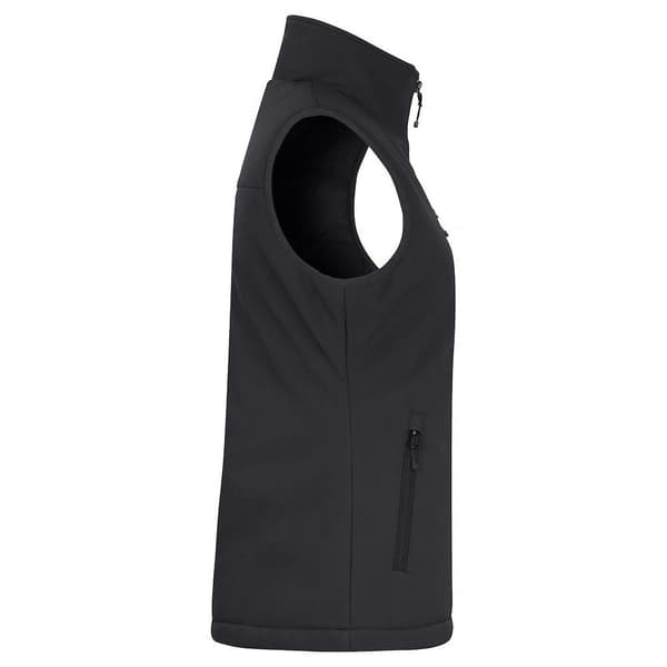 Clique Dam/Dam Softshell Paneler Gilet M Svart Black M