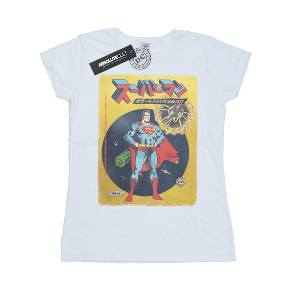 DC Comics Dam/Kvinnor Superman International Cover Bomull T-Shirt S White M