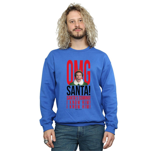 Elf Herr OMG Santa I Know Him Sweatshirt 5XL Royal Blue Royal Blue 5XL