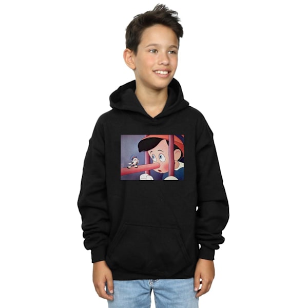 Disney Pojkar Pinocchio Näsa Still Hoodie 7-8 År Svart Black 7-8 Years