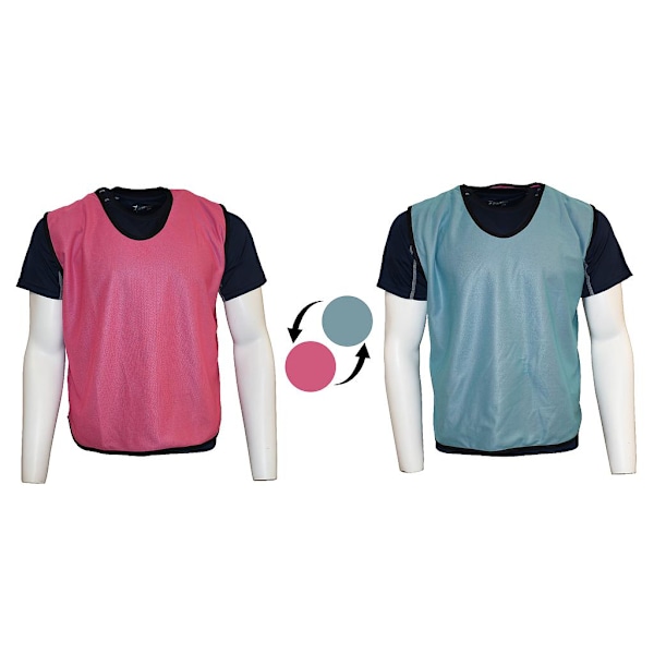 Precision Unisex Vuxen Reversibel Mesh Träning Bib 15 År och Uppåt Rosa/Himmelsblå Pink/Sky Blue 15 Years and Up