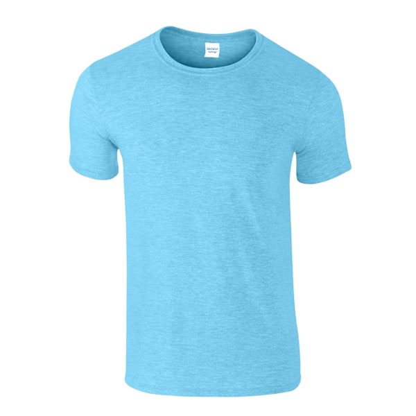 Gildan Herr Softstyle Heather T-Shirt XXL Himmelblå Sky Blue XXL