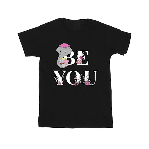 Disney Boys Dumbo Be You T-shirt 7-8 år Svart Black 7-8 Years