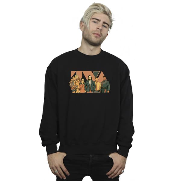 Marvel Herr Loki TVA Grupp Sweatshirt L Svart Black L