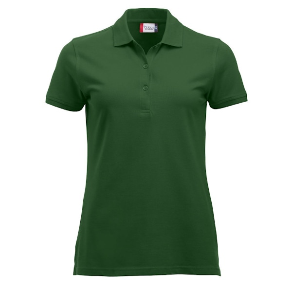 Clique Dam/Dam Marion Pikétröja S Flaskgrön Bottle Green S