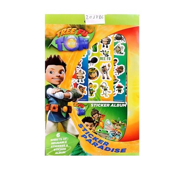 Tree Fu Tom-figurer klistermärkesark (6-pack) En storlek Flerfärgad Multicoloured One Size