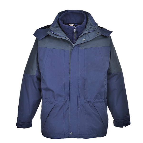 Portwest Herr Aviemore 3 i 1 Jacka M Marinblå Navy M