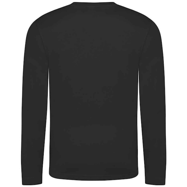 AWDis Cool Mens Moisture Wicking Long-Sleeved T-Shirt XXL Jet B Jet Black XXL