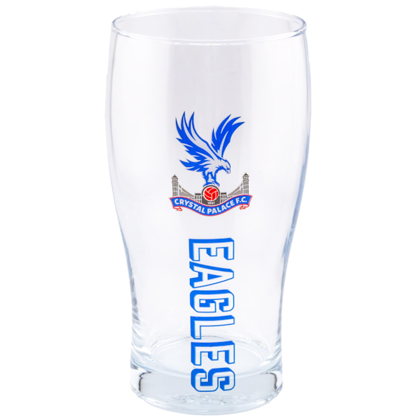 Crystal Palace FC Tulpan Pint Glas En Storlek Klar Clear One Size